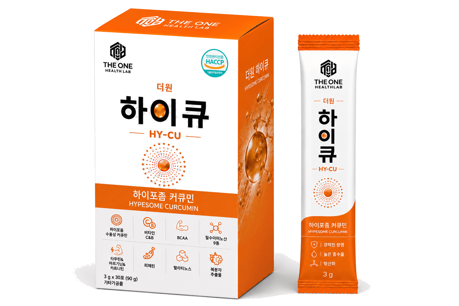 더원 하이큐 박스와 1포 스틱 제품 사진
